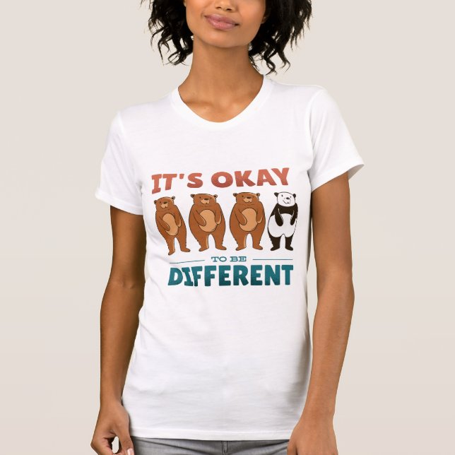 It's OK to be different Invitation Napkins T-Shirt (Front)