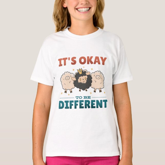 It's OK to be different Invitation T-Shirt (Front)