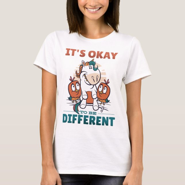 It's OK to be different Invitation T-Shirt (Front)