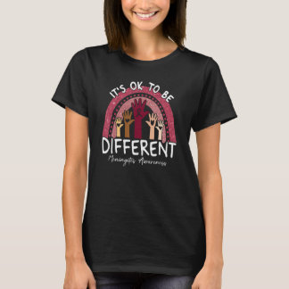 It's Ok To Be Different Meningitis Awareness T-Shirt