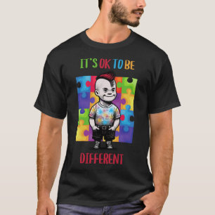 Its Ok To Be Different Ok Autism Awareness T-Shirt