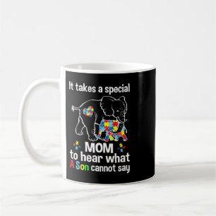 It's Ok To Be Different Reindeer Christmas Autism  Coffee Mug