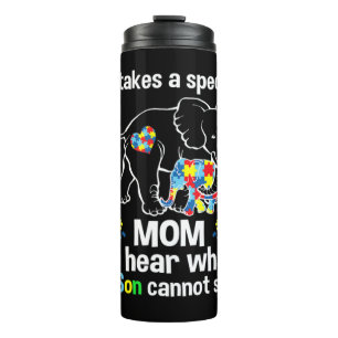 It's Ok To Be Different Reindeer Christmas Autism Thermal Tumbler