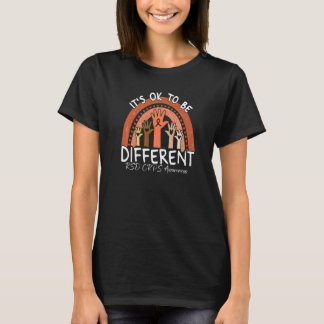 It's Ok To Be Different RSD CRPS Awareness Orange T-Shirt
