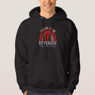 It's Ok To Be Different Substance Abuse Awareness  Hoodie