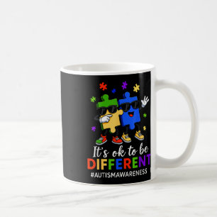 Its Ok To Be Little Different Puzzle Autism Awaren Coffee Mug