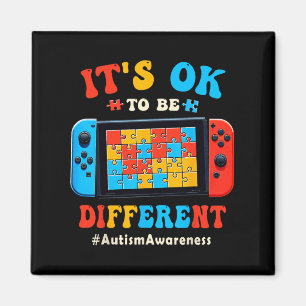 Its Ok To Different Video Game Gamer Boys Men Kids Magnet