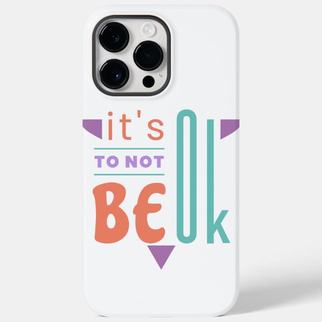 It's ok to not be ok Case-Mate iPhone case (Back)