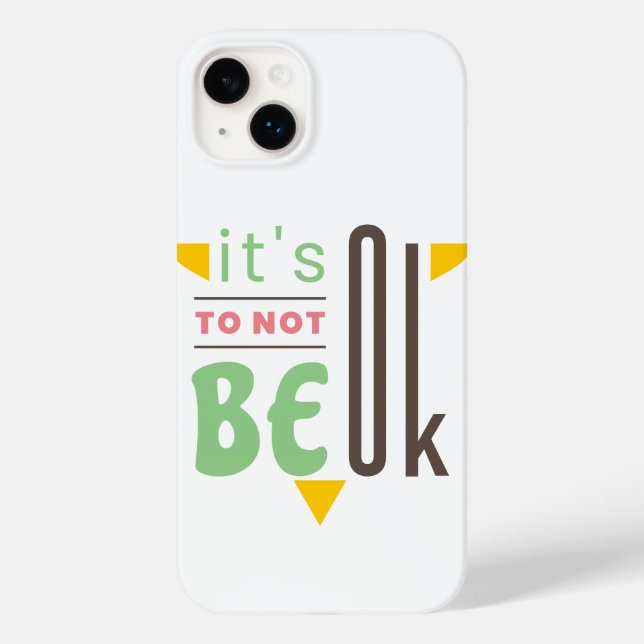 It's ok to not be ok Case-Mate iPhone case (Back)