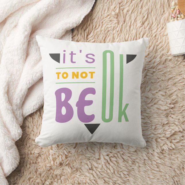 It's ok to not be ok cushion (Blanket)