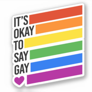 It's ok to say gay