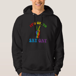 Its Ok To Say Gay Florida Its Ok To Say Gay Lgbt Hoodie