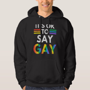 Its Ok To Say Gay Florida Its Ok To Say Gay Lgbt Hoodie
