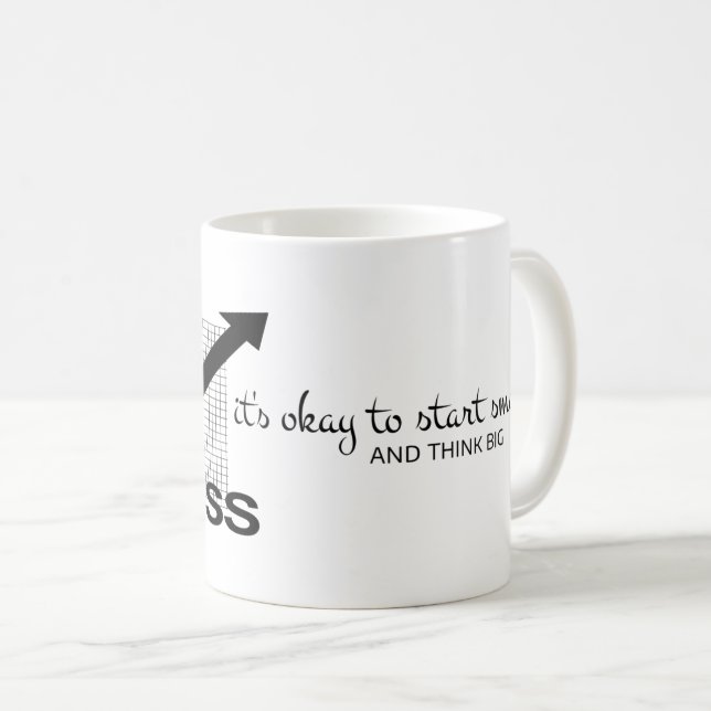 It's Okay: Embrace Positivity & Calm Coffee Mug (Front Right)