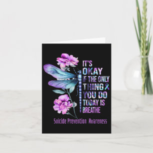 Its Okay If Only Thing You Can Today Is Breathe Bu Card