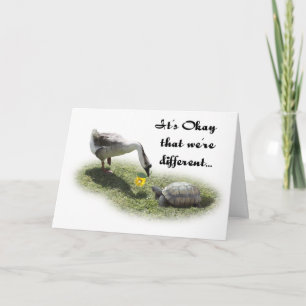 It's Okay That We're Different... Card