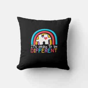 Its Okay To Be Different Autism Awareness Cushion
