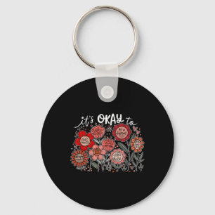 Its Okay To Make Mistakes Motivational Mental Heal Key Ring