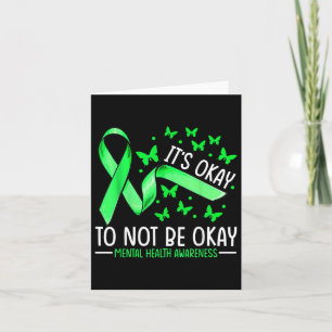Its Okay To Not Be Okay Mental Health Awareness Ri Card