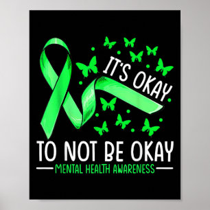 Its Okay To Not Be Okay Mental Health Awareness Ri Poster