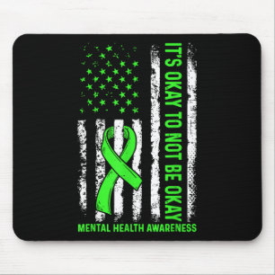 Its Okay To Not Be Okay Mental Health Awareness Us Mouse Pad