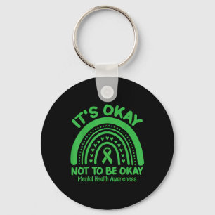 Its Okay To Not Be Okay Rainbow Mental Health Awar Key Ring