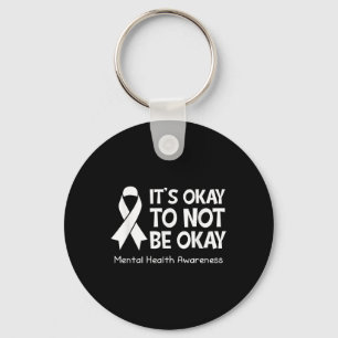 Its Okay To Not Be Okay Us Flag Mental Health Awar Key Ring
