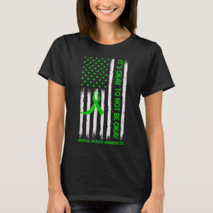 Its Okay To Not Be Okay Us Flag Mental Health Awar T-Shirt