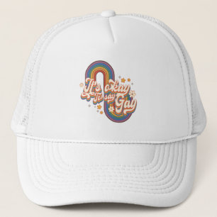 It's Okay To Say Gay – LGBTQ Rainbow Pride Trucker Hat