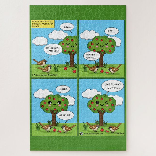 It's on Me... Comic Jigsaw Puzzle (Vertical)