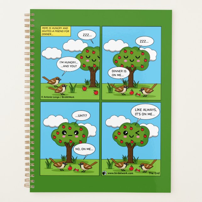 It's on Me... Comic Planner (Front)