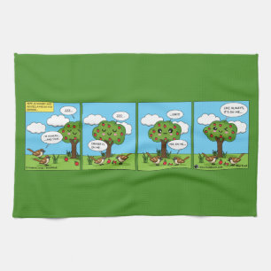It's on Me... Comic Tea Towel
