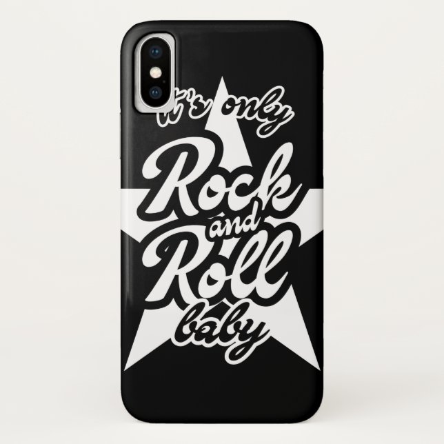 Its Only Rock and Roll Baby Case-Mate iPhone Case (Back)