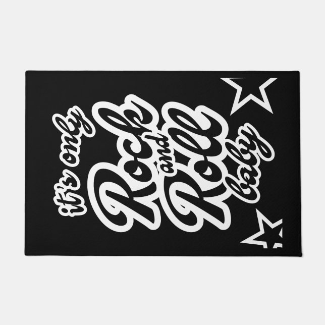 Its Only Rock and roll Baby Doormat (Front)