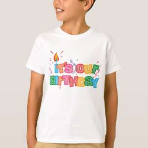 It's Our Birthday Letters T-Shirt