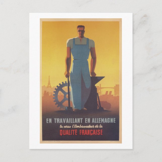 It's our flag. Fight for it. Work_Propaganda Poste Postcard (Front)