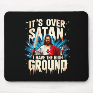 It's Over Satan I Have The High Ground Happy Easte Mouse Pad