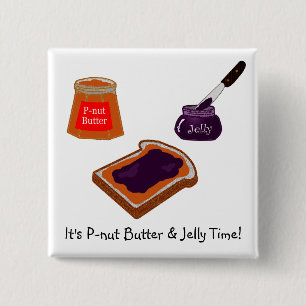 It's P-nut Butter & Jelly Time Pin