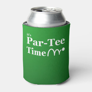 It's Par Tee Time Golf Club Name Own Name Can Cooler