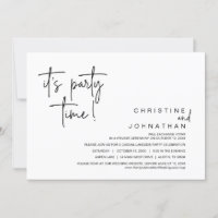 It's Party Time, Wedding Elopement Dinner