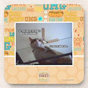 It's past my dinner time coaster