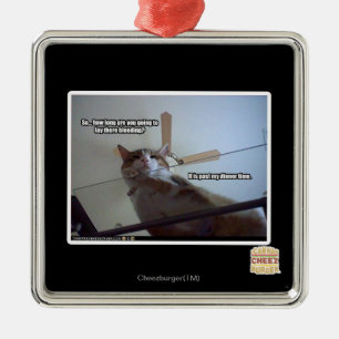 It's past my dinner time metal tree decoration