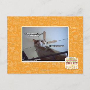 It's past my dinner time postcard