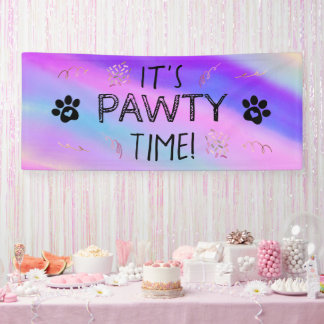 It's Pawty Time Banner