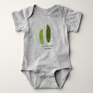 "It's Pickle-o'clock Somewhere" Baby Shirt