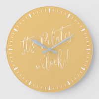 It's Pilates O'Clock Fun Golden Yellow Fitness