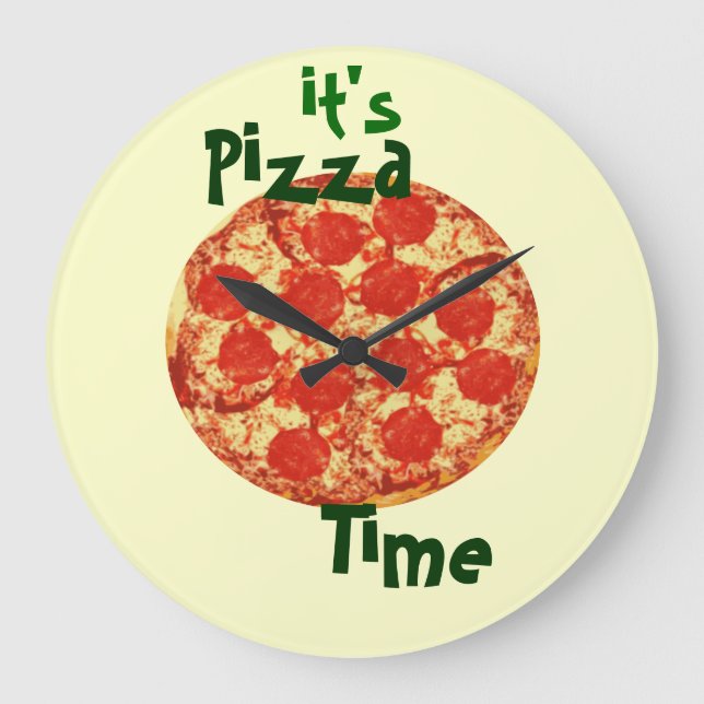 It's Pizza Time Clock (Front)