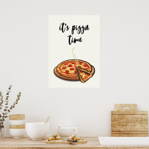 It's pizza time poster