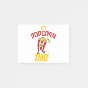 It's Popcorn Time Funny Post-it Notes