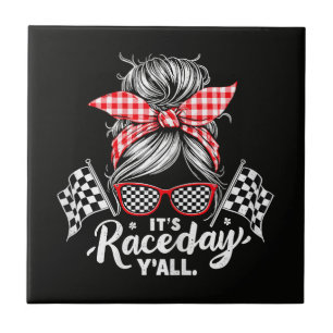 It's Race Day Y'all Racing Ceramic Tile